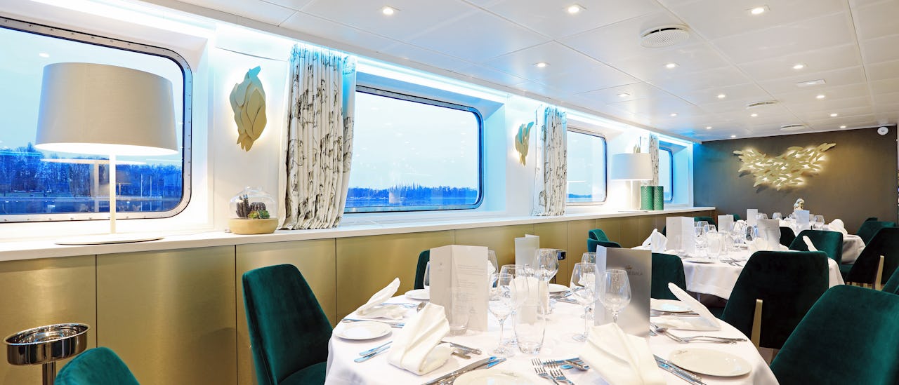 Enjoy a dinner with a lovely view