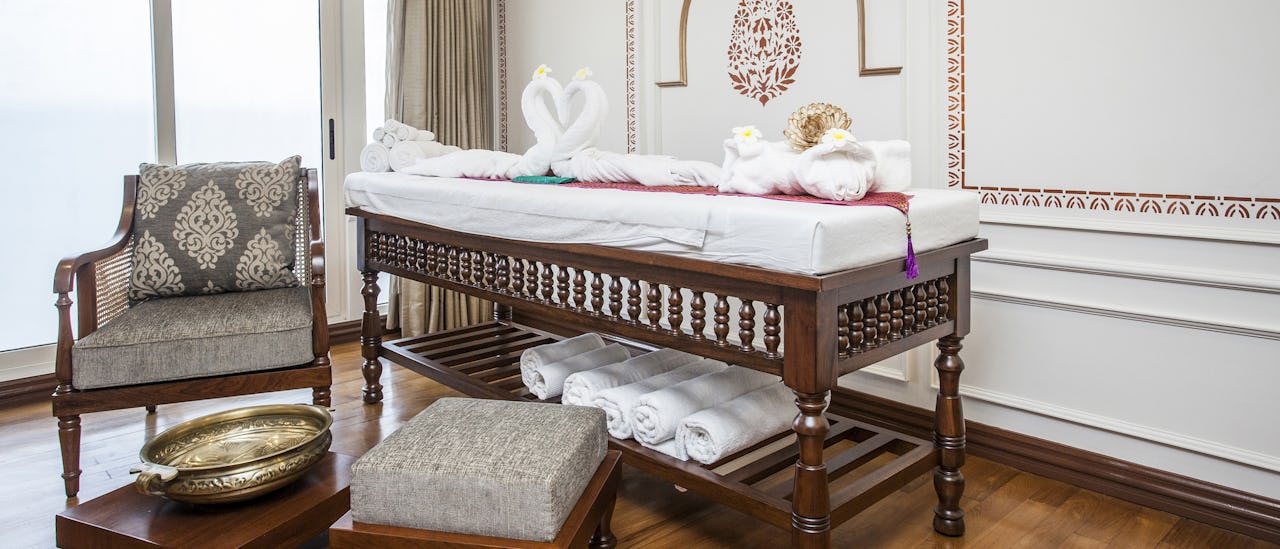 The spa has two body care rooms offering a range of Indian or international treatments