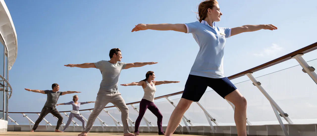 Start the day with a yoga class