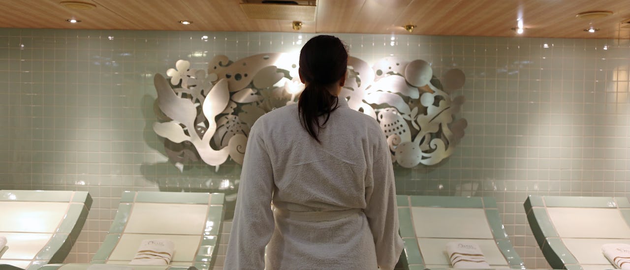 Lämpöpetejä kylpyläosastolla