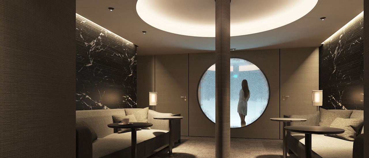 The relaxing spa