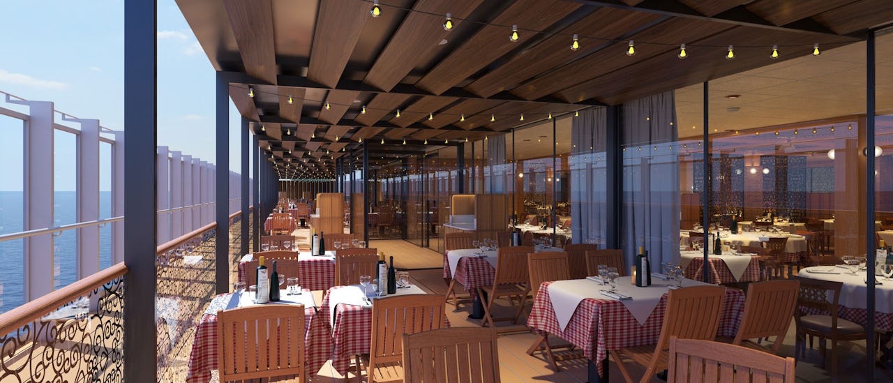 Cuccina del Capitanon terassi