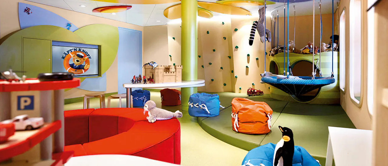 The kids club for children from four to nine years