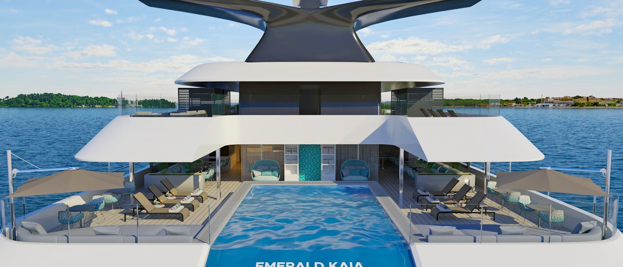 After a dip in the Aqua Pool, enjoy a drink at the Aqua Café while taking in the views