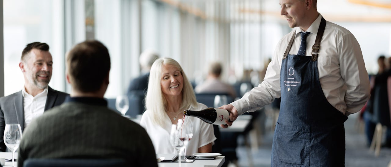 Havrand on pääravintola aamiaiselle, lounaalle ja illalliselle