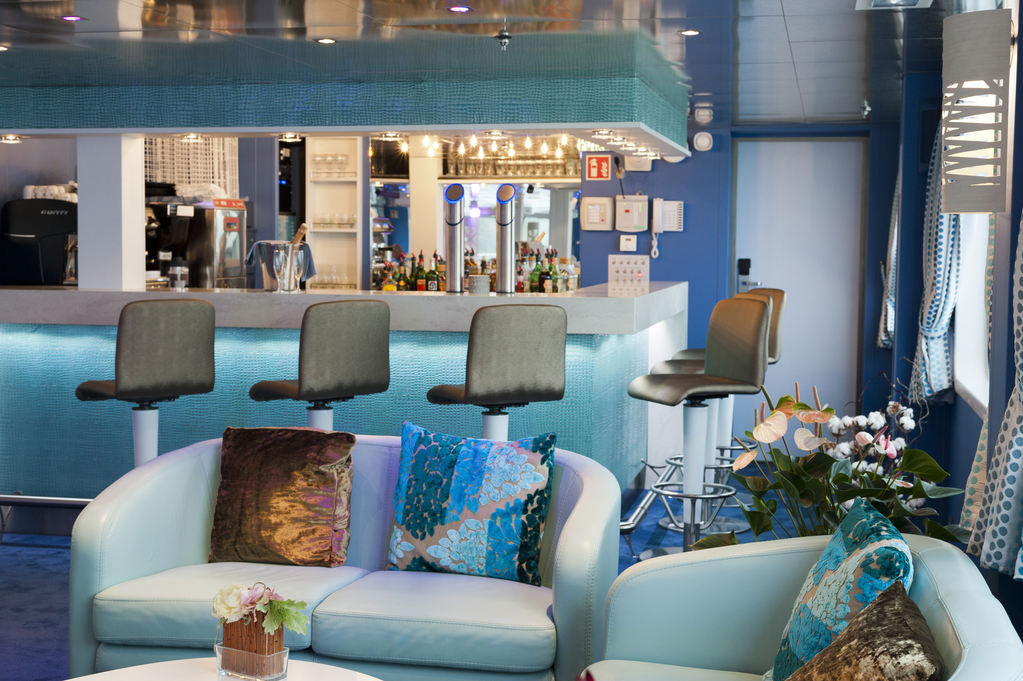 Enjoy a drink in the  bar