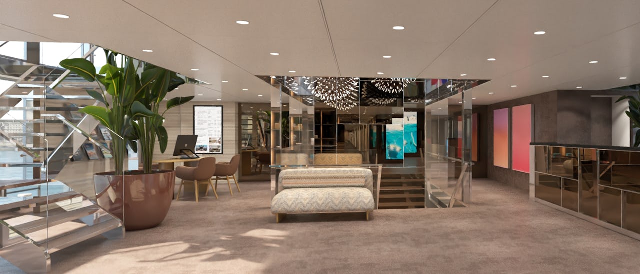 The Reception - a perfect place to meet with friends before excursions or to ask any information you may need to the staff