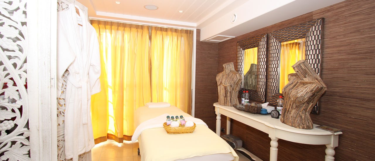 Treat yourself to a massage in the spa