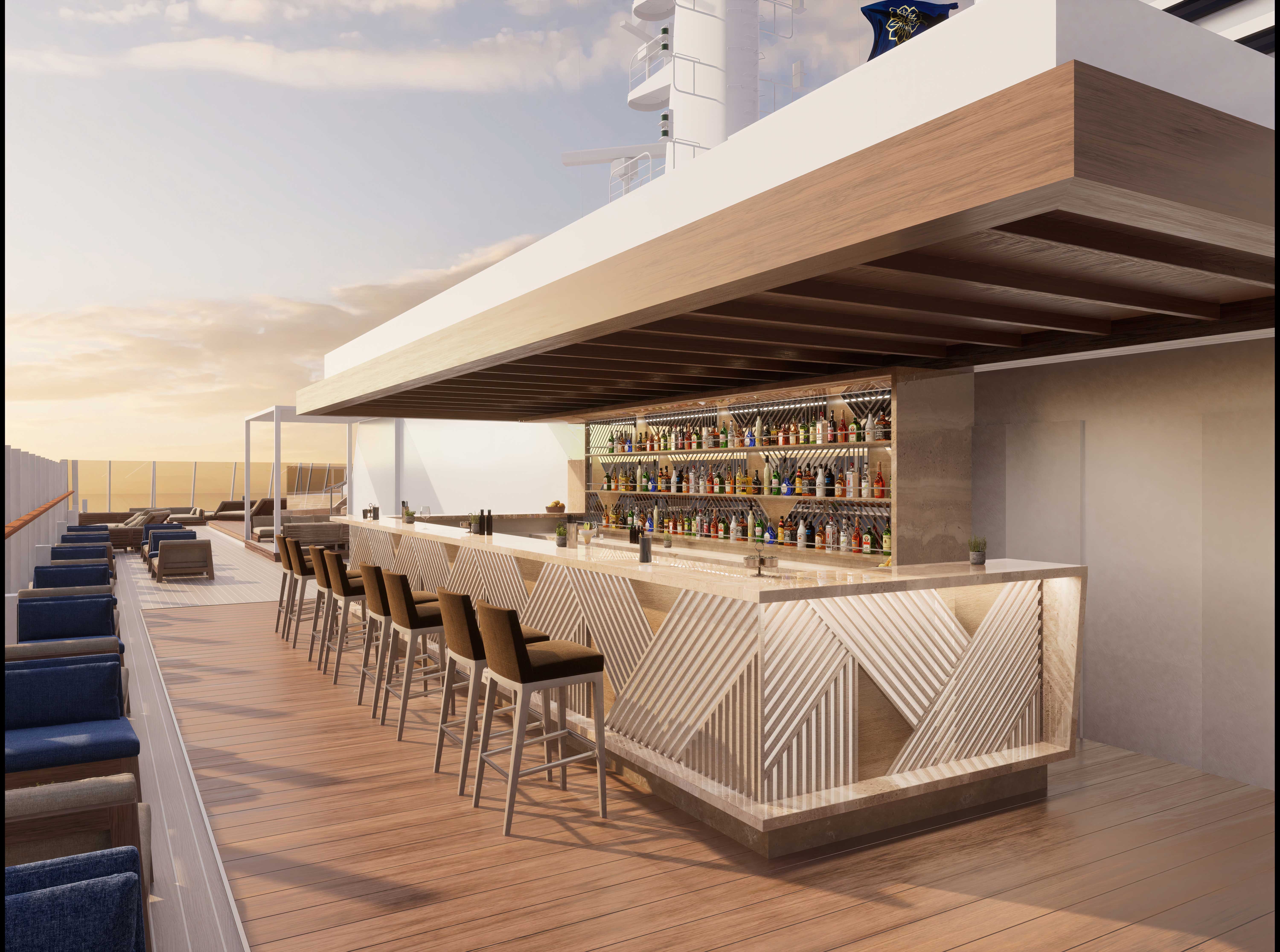 Nauti drinkki Helios Pool Baarissa