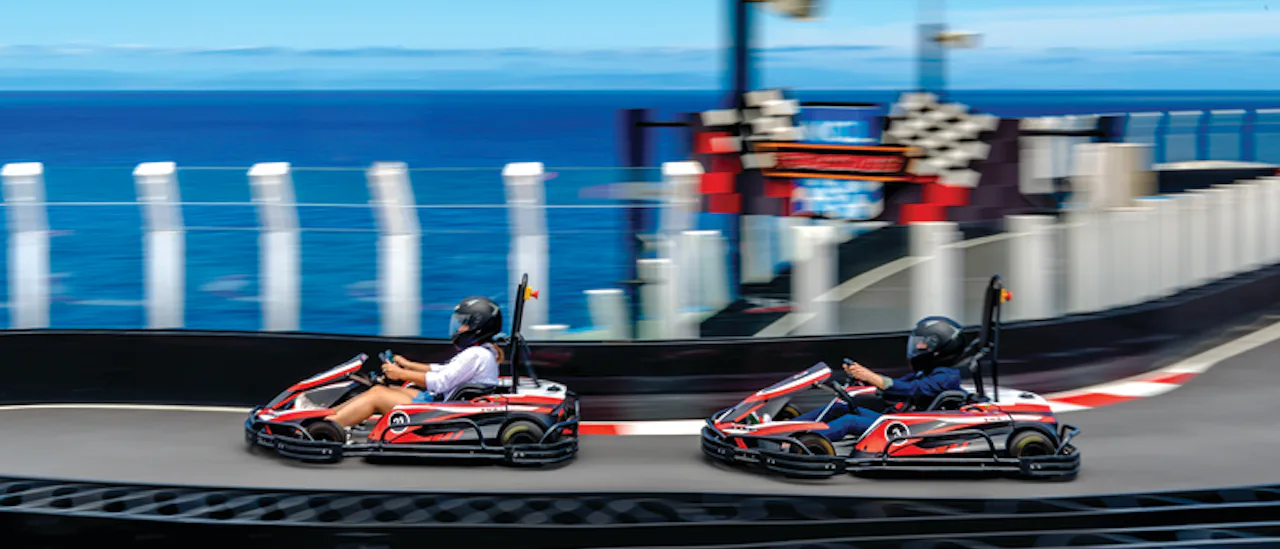 Kartingin vauhtia risteilykohteiden välissä