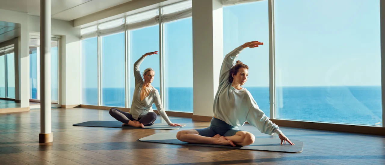 Start the day with a yoga class