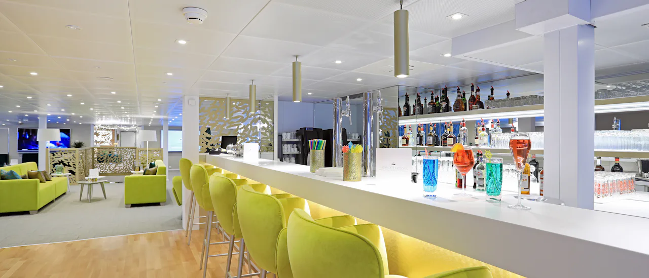 Enjoy a cocktail in the bar