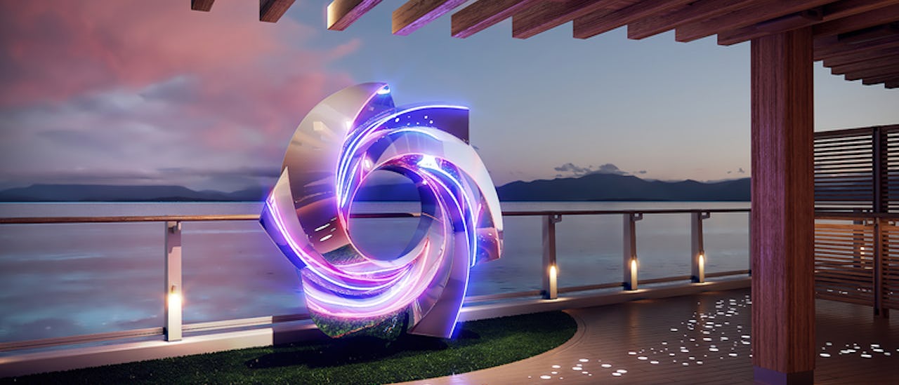 The Concourse, veistospuutarhassa on kuusi Alexander Krivosheiwin suunnittelemaa teosta.