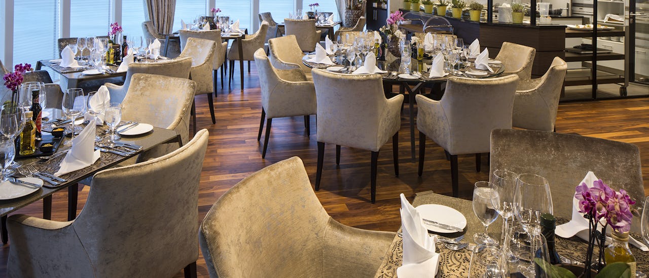 The chef's specialty restaurant with a delicious tasting menu