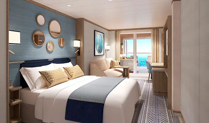 Balkonghytt ombord P&O Cruises