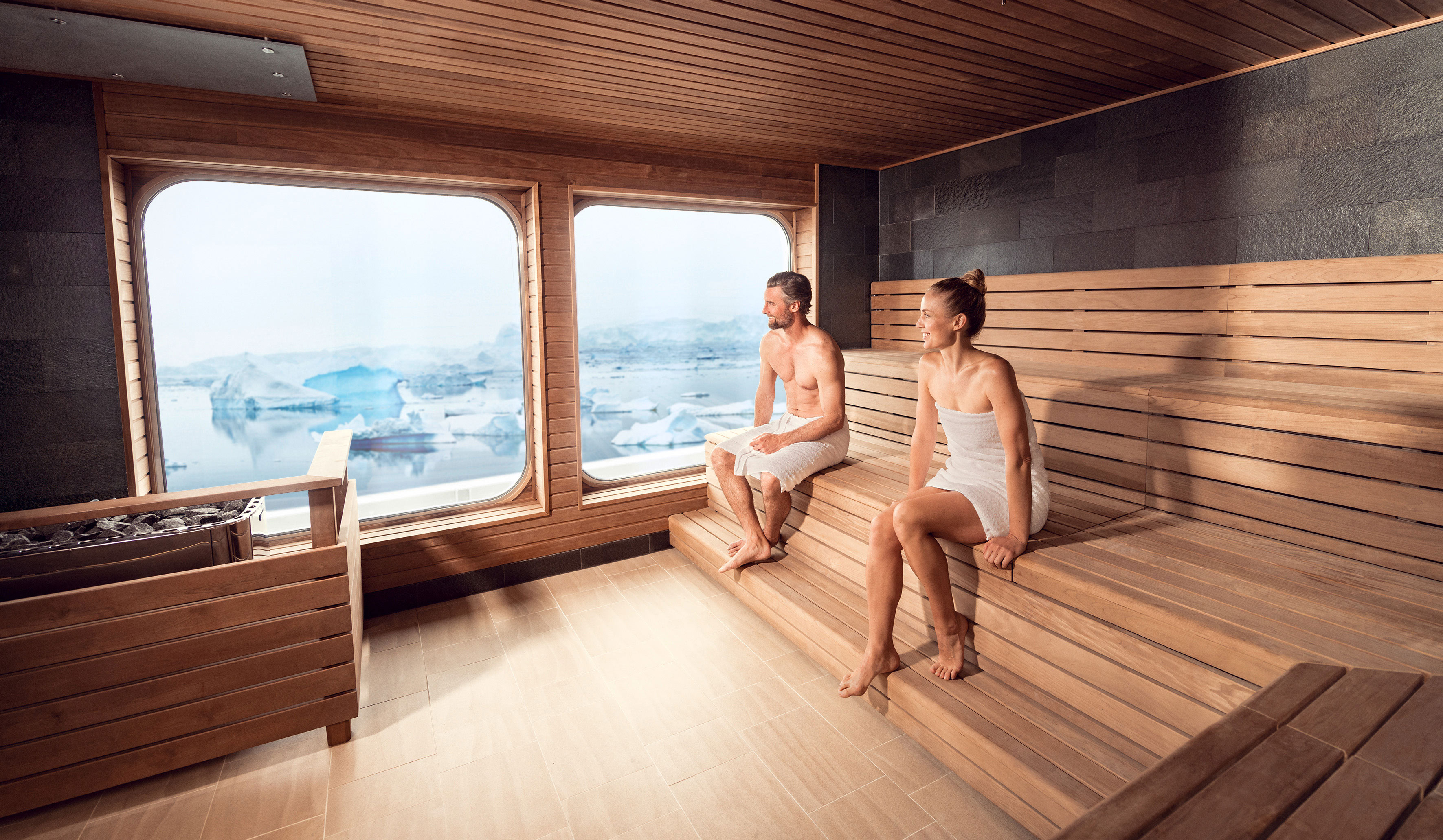 Sauna näköalalla